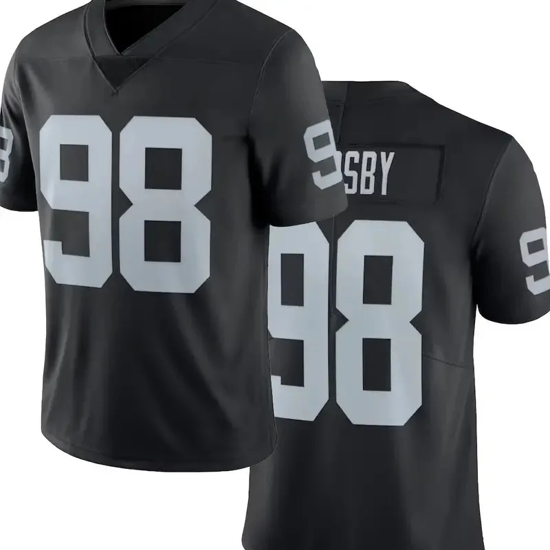 Summer Sport T Shirt Rugby Jersey NO 98 CROSBY Print Men Clothing Amercia Football Shirt Classic Training Uniform Sportswear Top