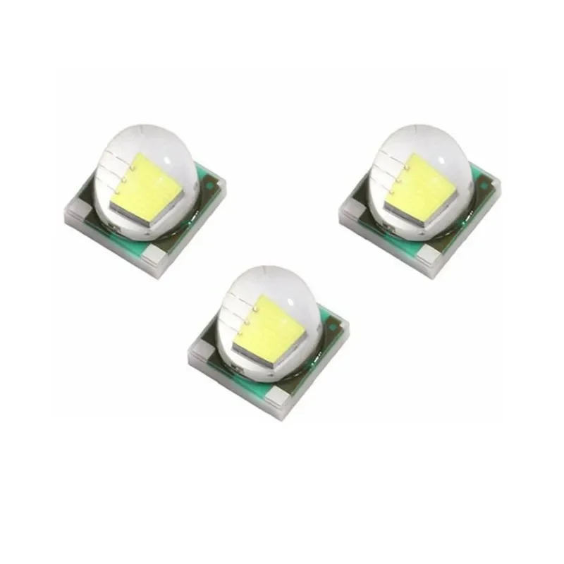 AliExpress OUMURUI 10pcs 6W LED chip SMD 5050 chip XML T6 Cool white 7000-8000K high power bead flashlight /car/bicycle/headlight Ceramic substrate