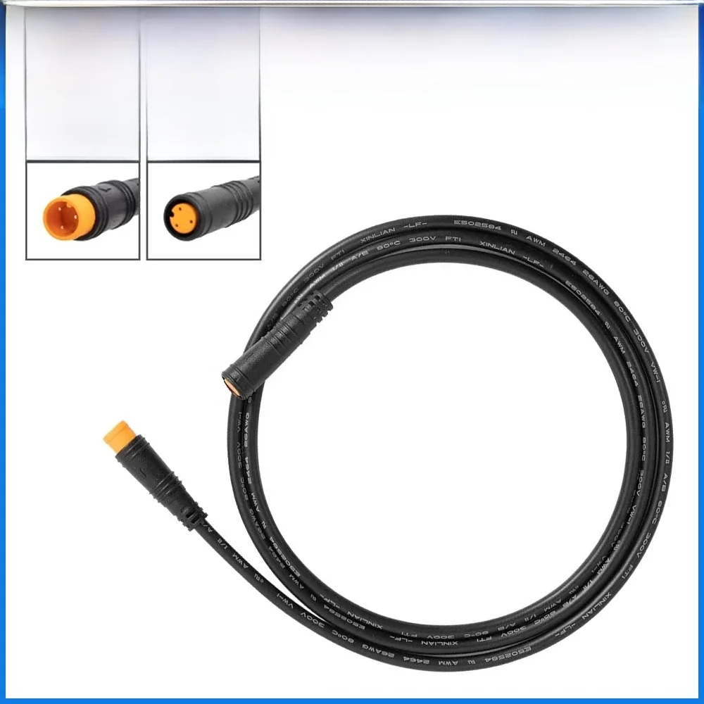 AliExpress Extension Cable 3 Pin Sensor Electric Bicycle for BAFANG E-bike Brake Lever 100CM Male To Female Thumb Throttle Connector Cables