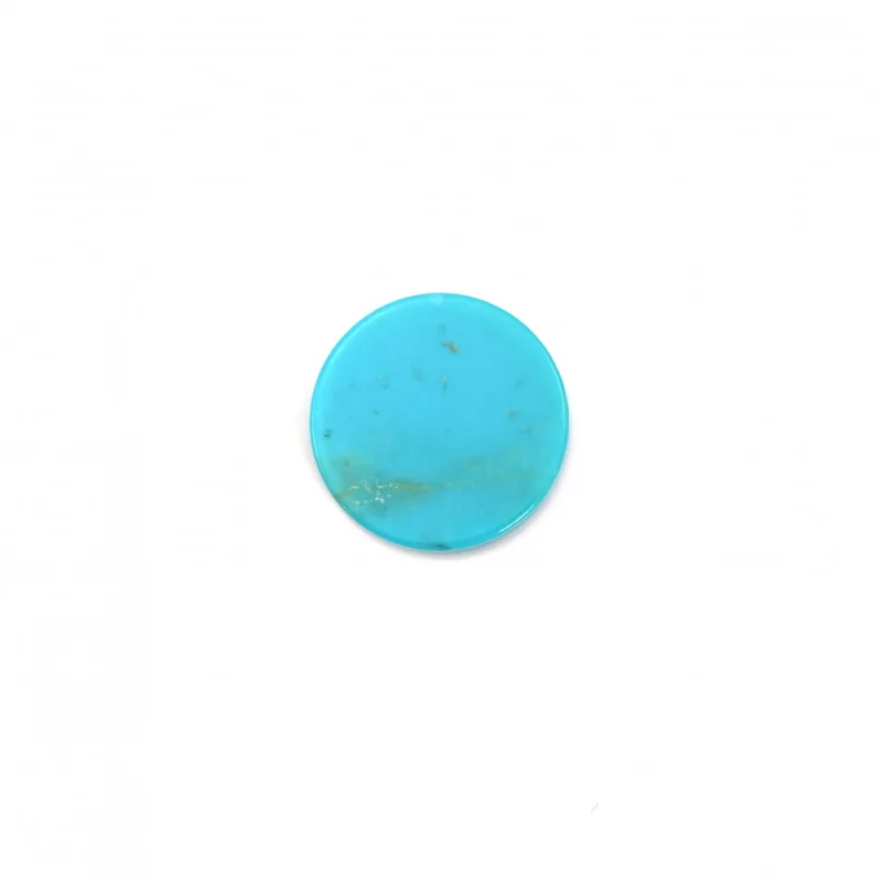 5pcs Turquoise Cabochons Disc Flat Round Shape 8/10/12mm Genuine Natural Stone For Jewelry Making Craft Ring Earring DIY Pendant