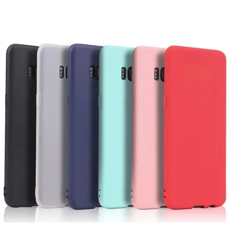 Pour Samsung Galaxy S8 S8 + S8Plus TPU bonbons silicone caoutchouc coque de téléphone pour Samsung galaxy S8 Plus étui Funda