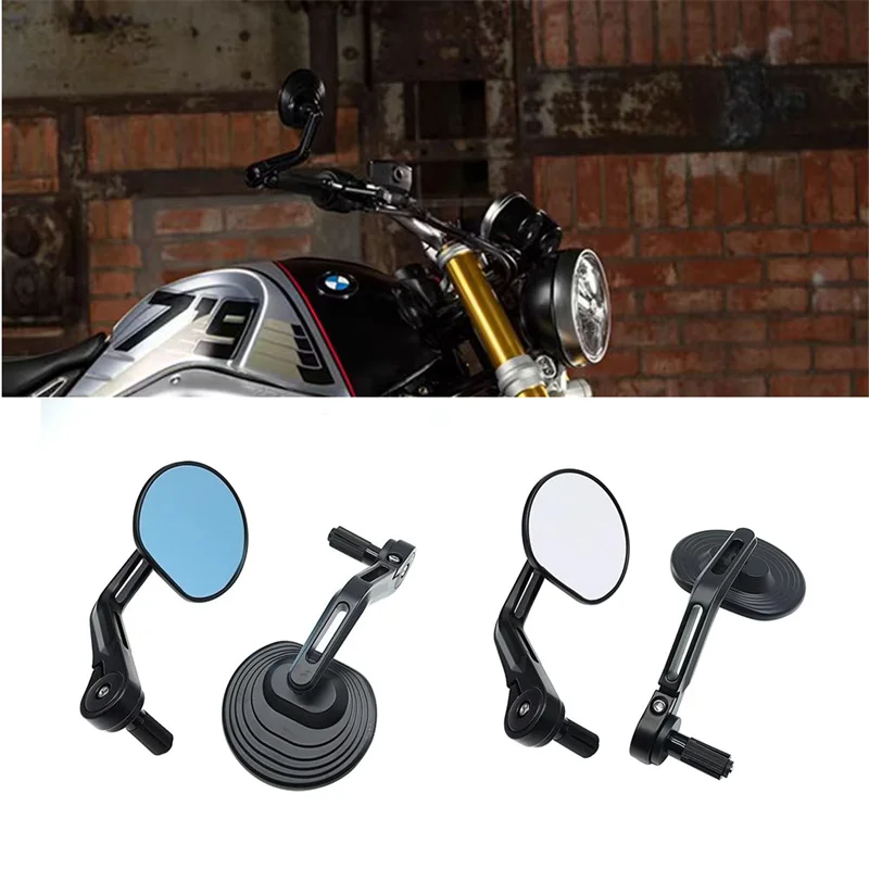 

New Rearview Motorbike Mirror Aluminum End SideHandlebar Rear View Mirrors for BMW RNINETScrambler Rninet Pure R NINET Urban G/S