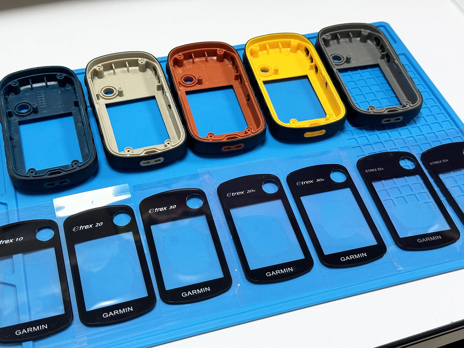 Front Cover Case and Glass Panel Set Fits GARMIN Etrex 10 20 30 22X 32X 20X 30X Mix and Match at Your Own Discretion Part Repair