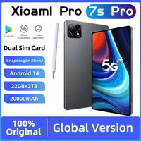 10.1inch NEW Original Xioami Pad 7S Pro Tablet Android 14 Snapdragon 8 Gen 2 HD 22GB+2TB 10000mAh 5G Dual SIM WiFi GPS Tablet PC