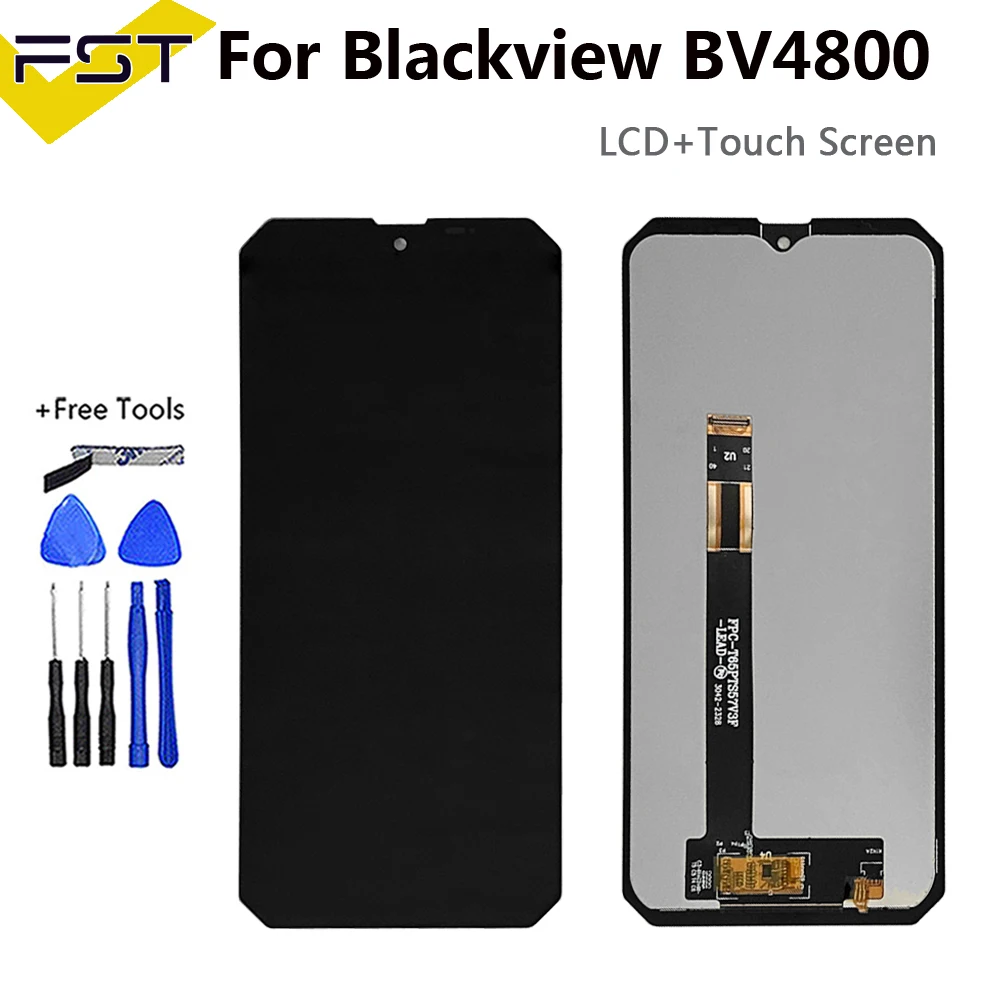 For BLACKVIEW BV4800 LCD Display + Touch Screen Replacement 100% Tested Work Screen Blackview BV 4800 LCD Screen