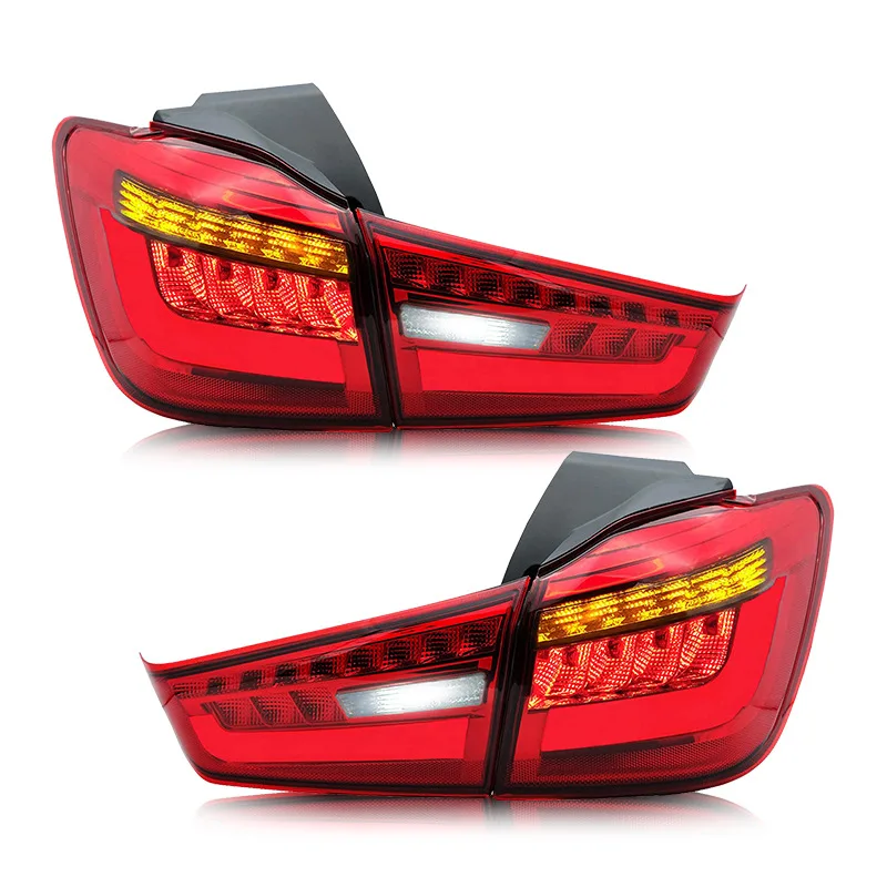 Car Led Taillight Assembly For Mitsubishi ASX 2012-UP Dynamic Streamer Turn Signal Fog Brake Running Parking Reverse Rear Lamp