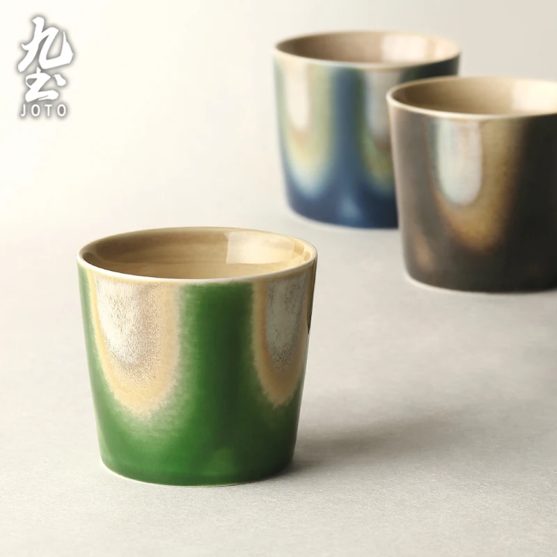 

JOTO - 200ml Ceramic Tontine Cup, Ceramic Cup Set of 3, Ceramic Cup Set no Handle CUPR0601