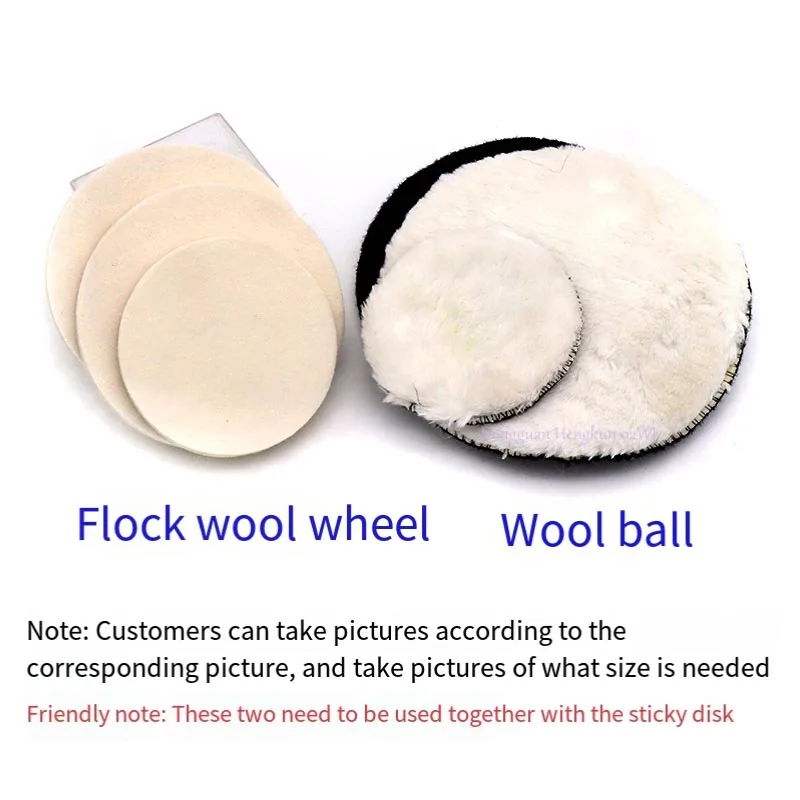 

Flocking Wool Polishing Wheel Felt Wheel Grinding Disc Sanding Abrasive Pad High Quanlity 1PCS 4inch/5inch 100mm/125mm