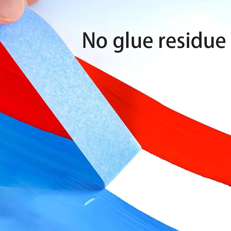 Blue Painter Masking Tape For Painting Edges Trim Wall Ceiling Finishing Clean Release Trim Edge Painter's Tape Residue Free 20M