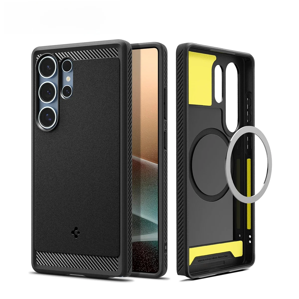 Etui Spigen Rugged Armor MagFit do Samsung Galaxy S25 Ultra [Szybkie Ładowanie Bezprzewodowe/Magnes dla Galaxy] — zdjęcie produktu 7