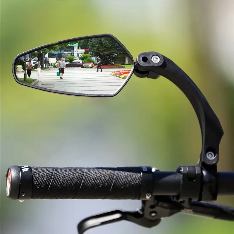 AliExpress West Biking WEST BIKING Bicycle Rear View Mirror 360 Degree Rotate for Bike MTB Bicycle Electrical Bike Wide-Range Adjustable Angles Mirror