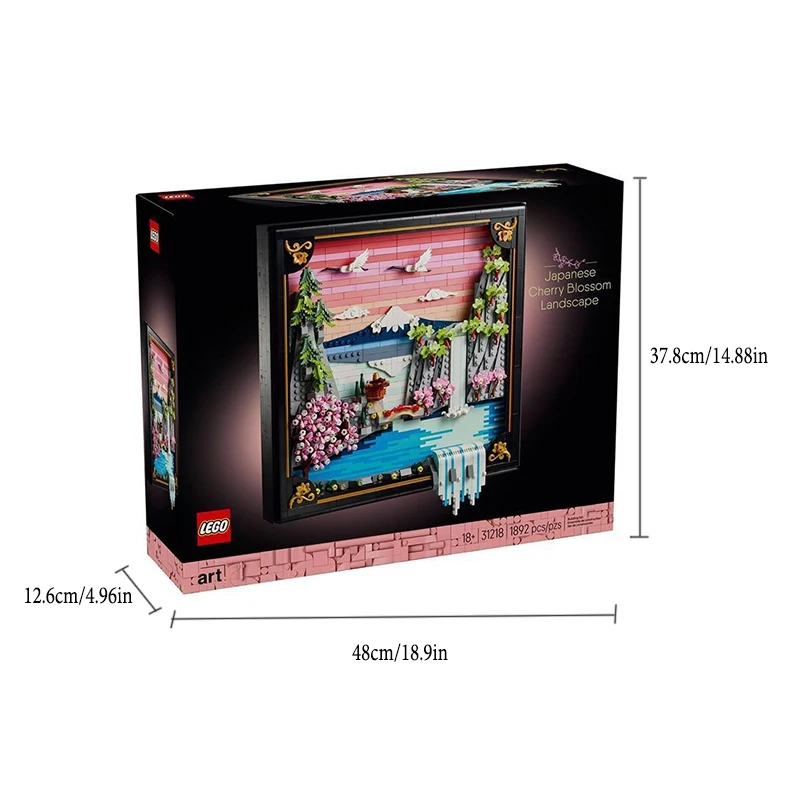 LEGO 31218 Japanese Cherry Blossom Landscape，building block toys