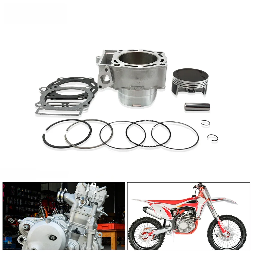 OTOM silnik motocyklowy zestaw siłowników 84mm duża pojemność pierścień tłokowy cylindra zestaw uszczelek do ZongShen NC250 modernizacja 300CC KAYO — zdjęcie 2