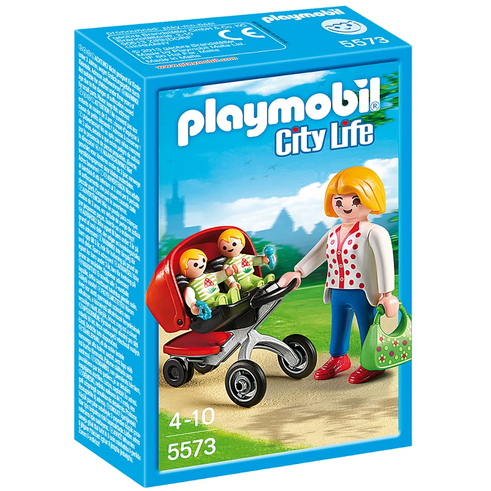 Playmobil cufflinks stroller, 5573, original, toys, boys, girls, gifts, collector, figures, dolls, shop, with box, new, man, woman, official license