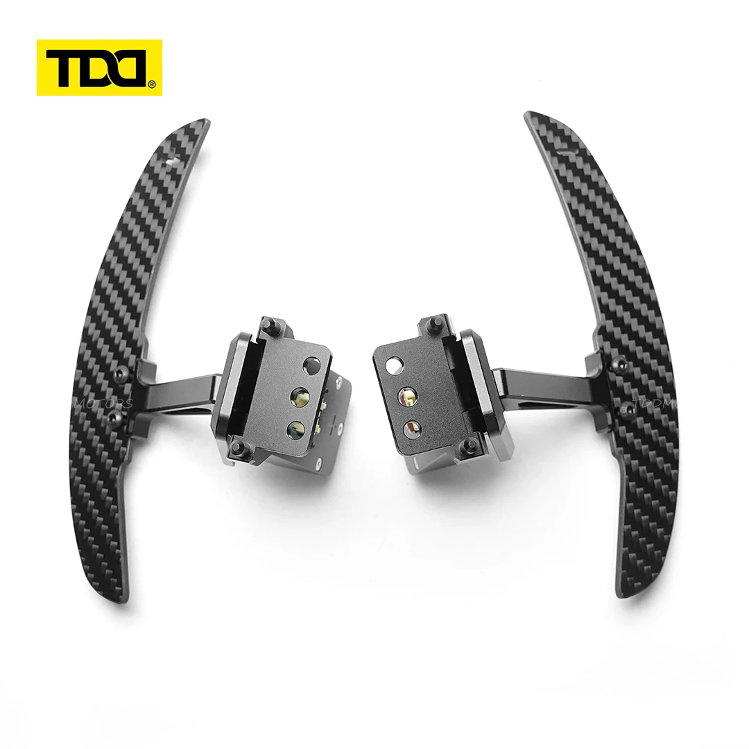 

TDD Carbon Fiber Magnetic Paddle Shifters For Porsche 718 Cayman gt4 991 Panamera 971 911 997 Steering Wheel Shift Paddle