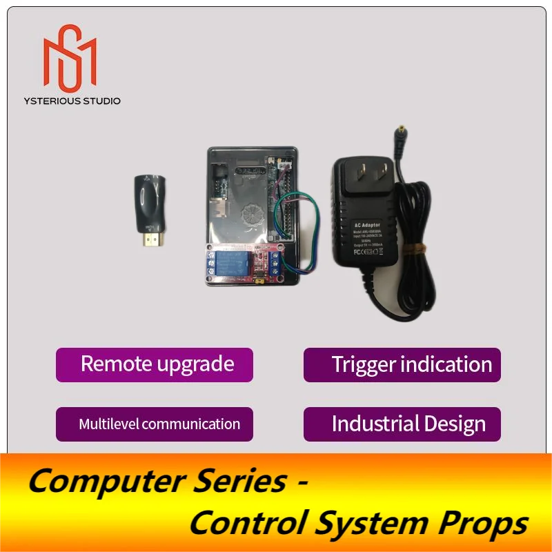 Secret room escape game mechanism props Electronic puzzle superb 1987 GY mysterious studio Computer Series - Control System Prop
