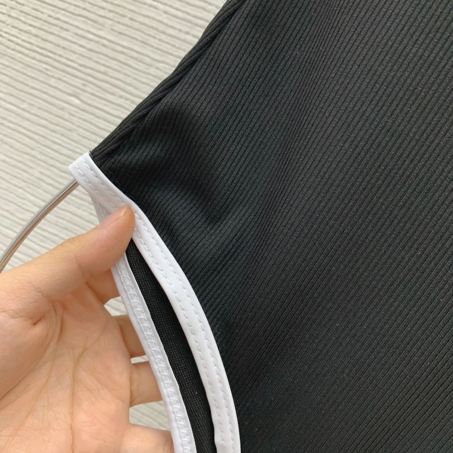 Maillot de bain brodé pour femmes, taille haute, contrôle du ventre, côtelé, une pièce, avec rembourrage Push Up, 2025