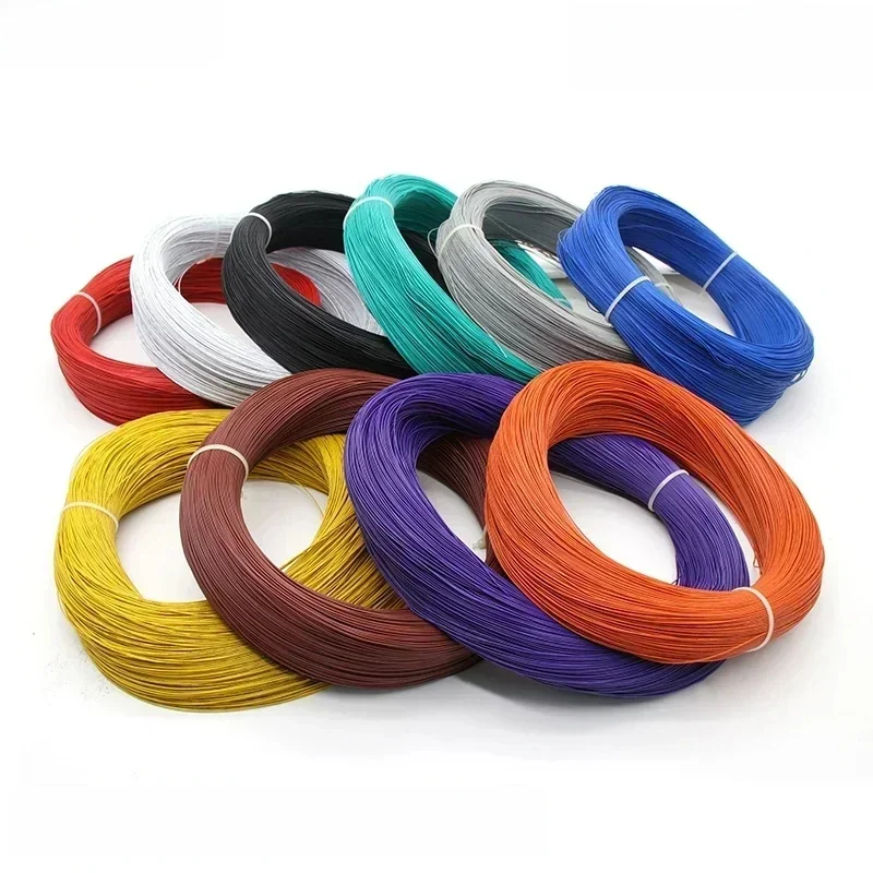 Fil électronique UL1571 32 30 28 26 AWG, câble Flexible isolé en PVC, ligne LED environnementale en cuivre étamé, cordon de bricolage