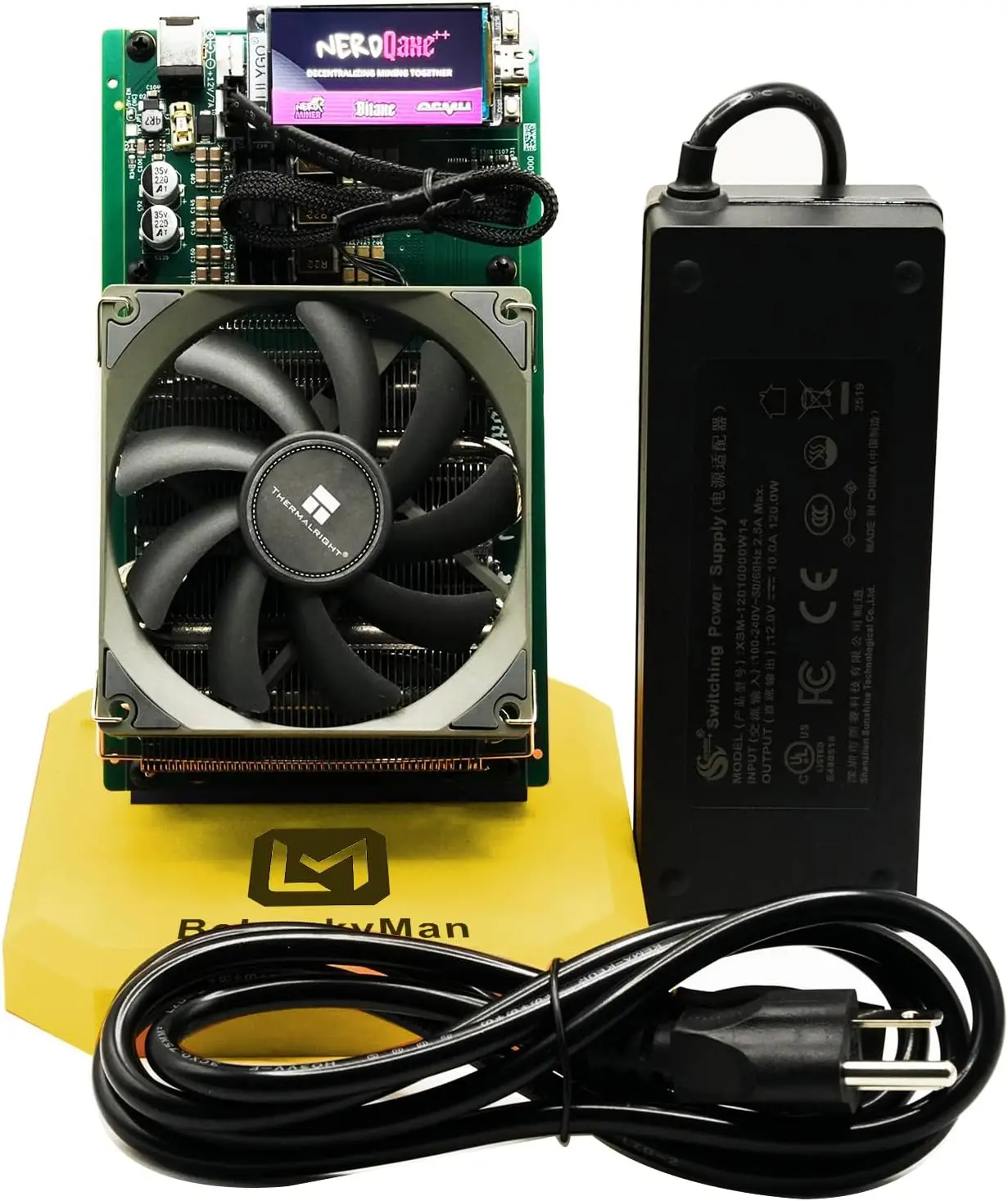 

HF; КУПИТЕ 3, ПОЛУЧИТЕ 2 БЕСПЛАТНО - Новый Bitaxe Bitcoins Miner NerdQaxe++ 4.8TH/s ASIC и криптомайнер - Solo Miner (желтый)