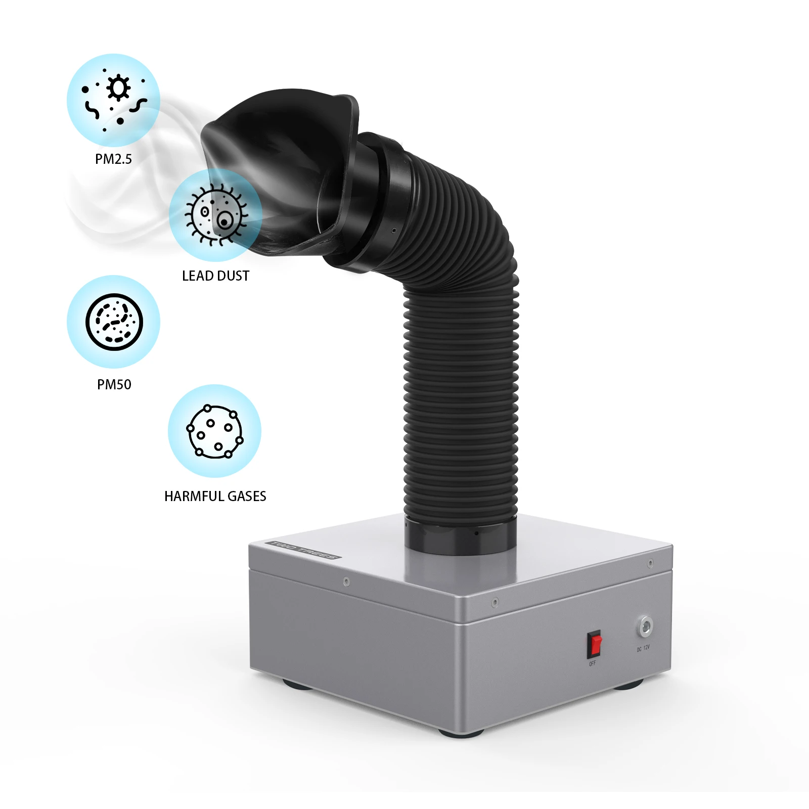 Máquina de grabado láser Extractor de humos TT-P1 purificador de humo para Co2 CNC filtro de grabador láser sistema de purificación de polvo