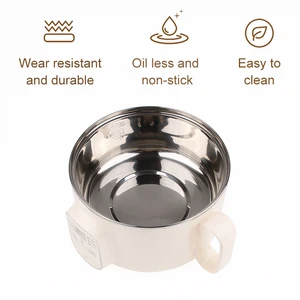 多機能低砂糖電気ライス炊飯器2.8L沸騰フライパンスープ鍋炒めフライパンの卵密猟者フードスチーマー 12ベストセールスエレクトリックスープポット-5