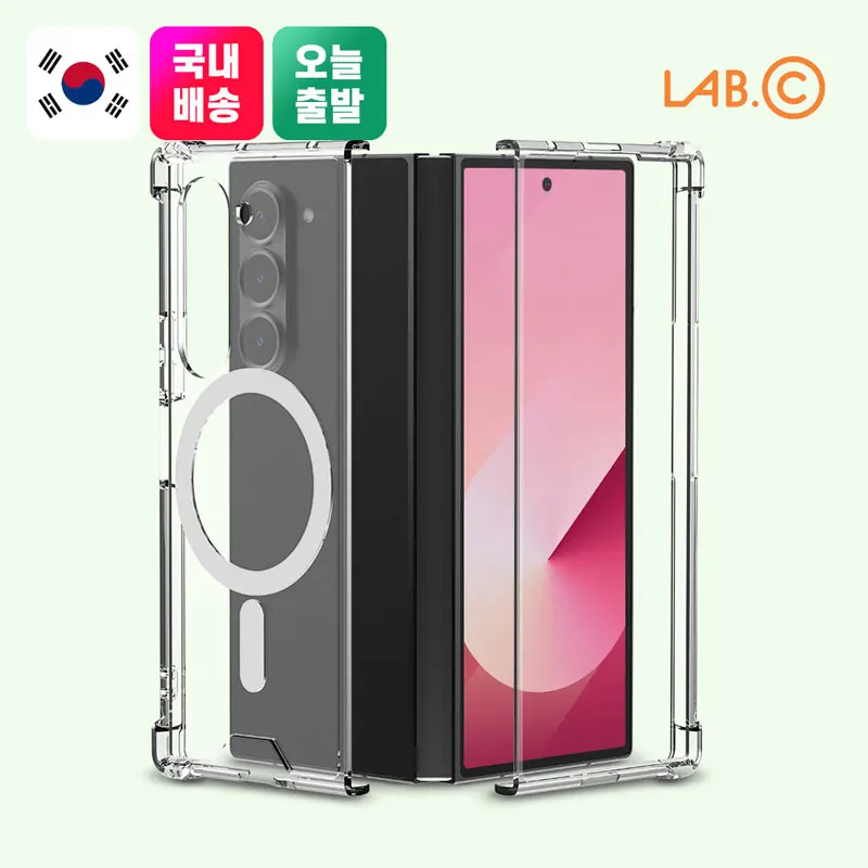 [LAB.C] LABC Z Flip 6 Z Fold 6 Magnetic Maxafe Case Clear Transparent