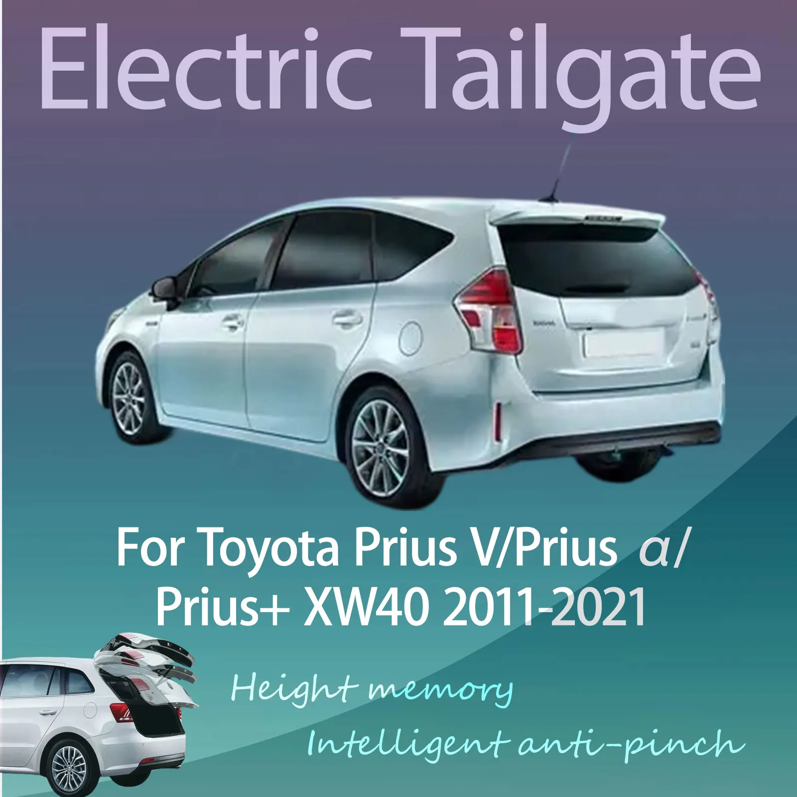 For Toyota Prius V/Prius α/Prius+ XW40 2011-2021 Electric Modified Tailgate Intelligent Height Automatic Lifting Key-Controlled