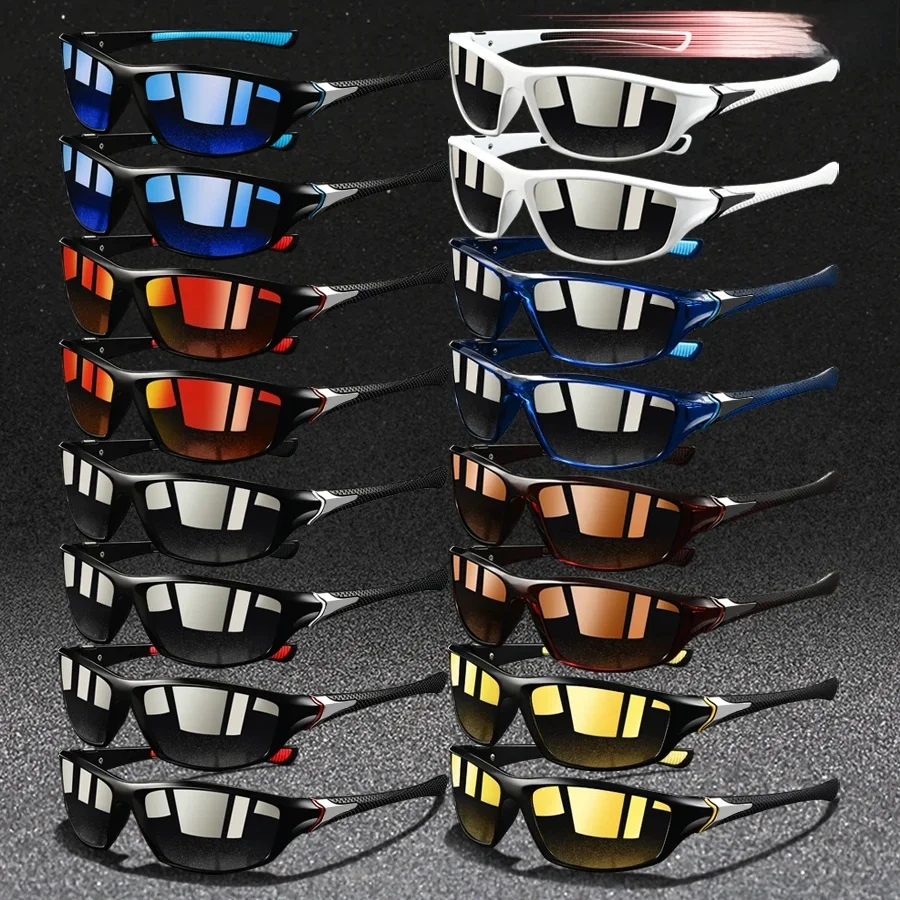 AliExpress SNQP 16 PCS Fashion Vintage  Metal Fishing Cycling Sports Sunglasses Men Women Running Mountaineering Sport Sun Glasses UV400 Eyewear