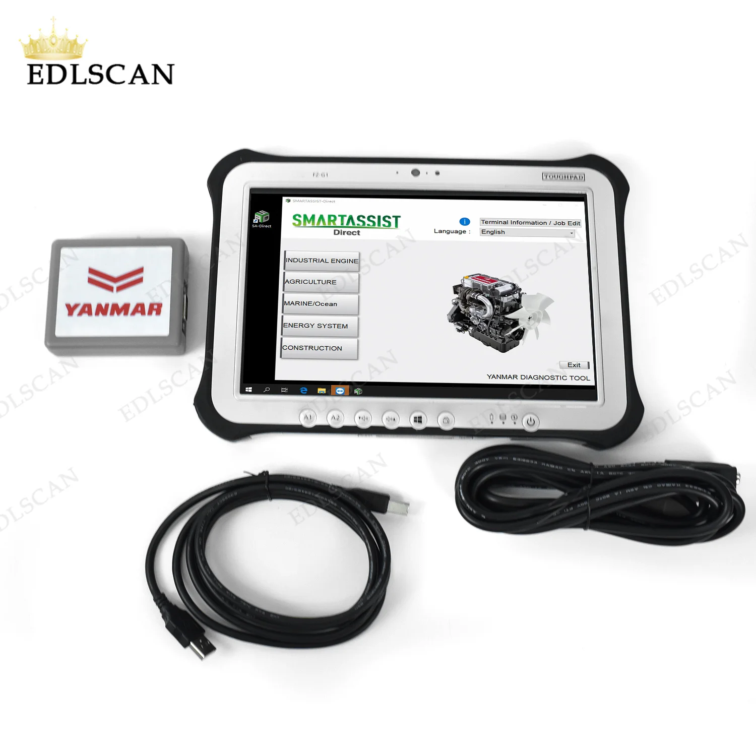 

For Yanmar diagnostic tool Outboard / Jet Boat / Wave Runner,suitable for MERCURY MARINE 225 with FZ-G1 Tablet