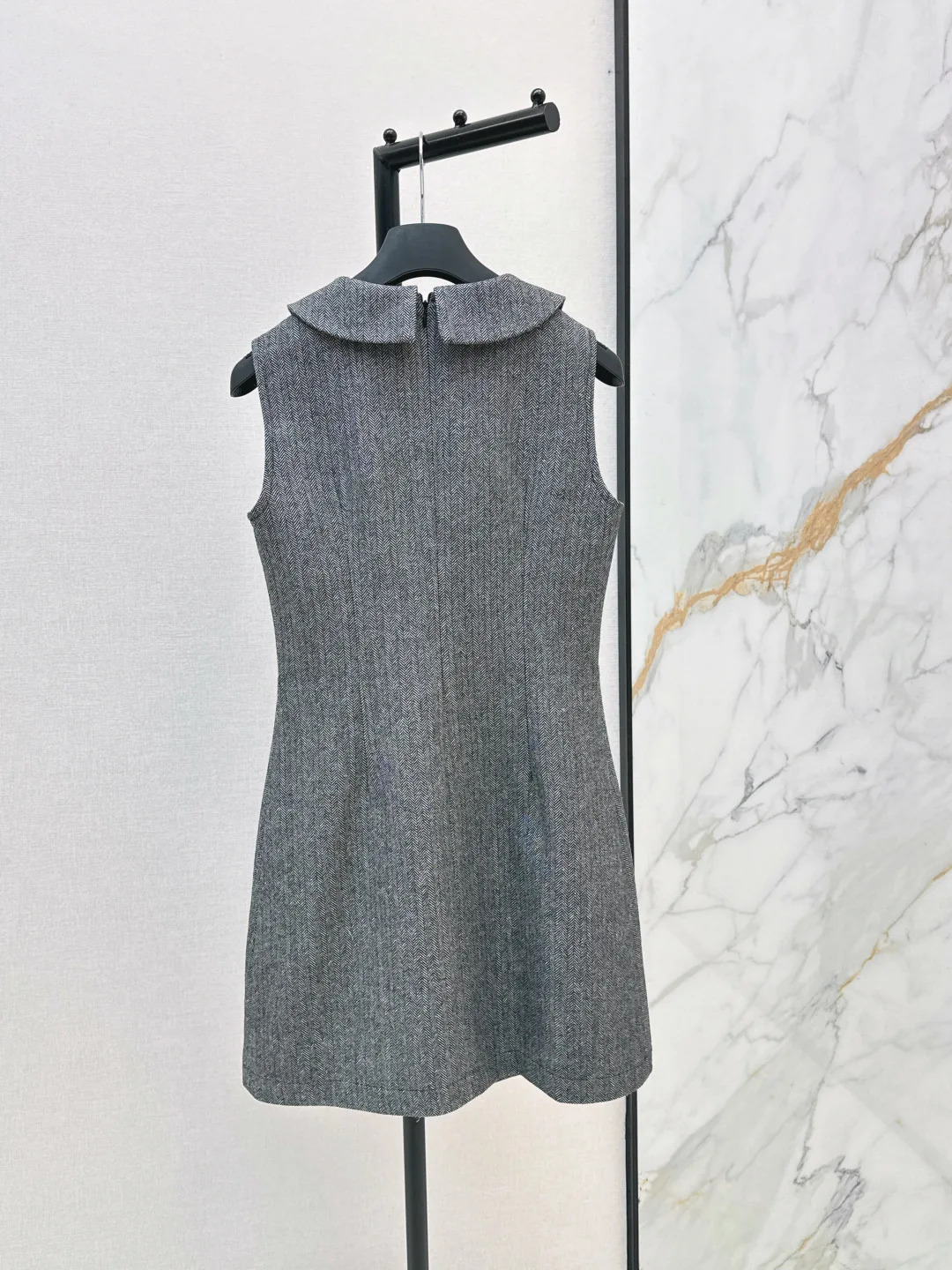 

2026 Summer New Style Women's Clothing Fashion-Smart Blouse with Flap Collar Women's Sleeveless Dress
