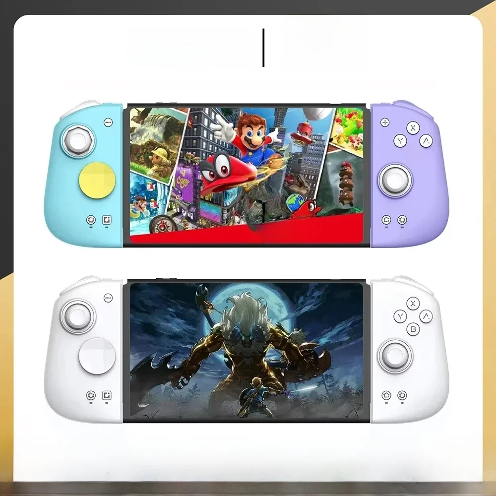 Mobapad M6 – bezprzewodowy kontroler do gier Gemini, kompatybilny z Nintendo Switch / Switch OLED, wyposażony w joystick z czujnikiem Halla, funkcję wibracji HD oraz żyroskop 6-osiowy. — zdjęcie produktu 7