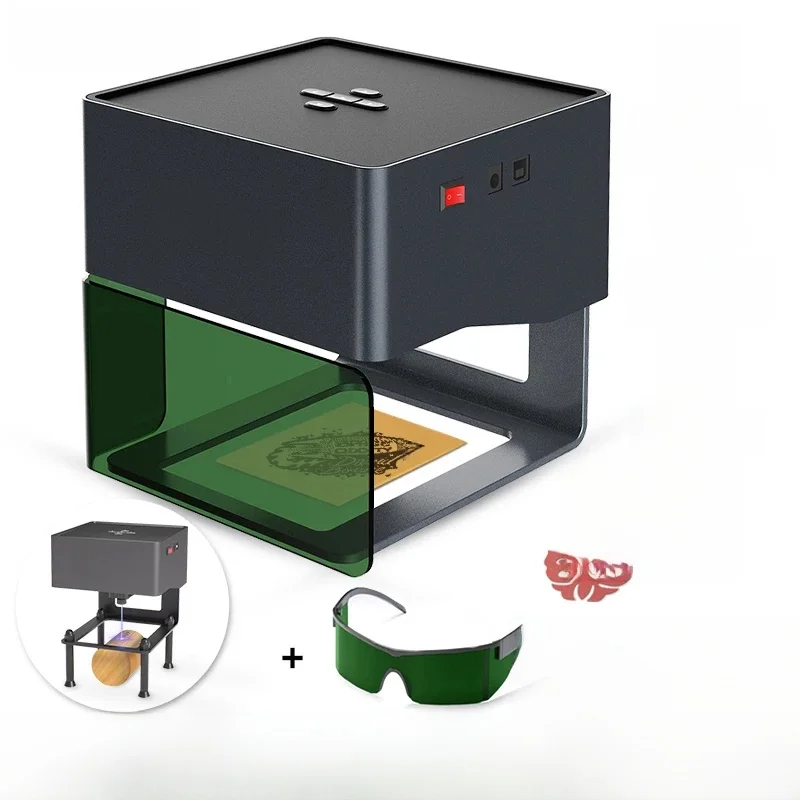 DAJA DJ6 Mini przenośny grawer laserowy Diy maszyna Bluetooth malowana nieśmiertelnik papierowa skóra drewniane plastikowe logo maszyna CNC — zdjęcie 2