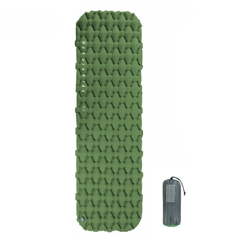 Naturehike Camping materac dmuchany Ultralekki wodoodporny nylon nadmuchiwana poduszka na zewnątrz przenośne łóżko do spania piesze wycieczki maty piknikowe — zdjęcie 2