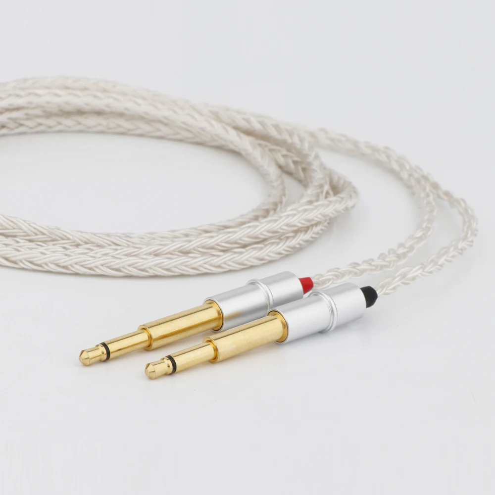 Preffair สายหูฟังโทรศัพท์16Core OCC ชุบเงิน2.5mm/ 4.4mm/ 3.5MM/XLR/ 6.5mm สำหรับ meze 99 CLASSIC NEO Headphone