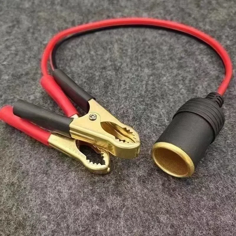 12V 24V samochodowy akumulator z czystej miedzi o dużej mocy z klipsem do zapalniczki gniazdo żeńskie 12V 24V wolt 220W wtyczka samochodowa — zdjęcie 2