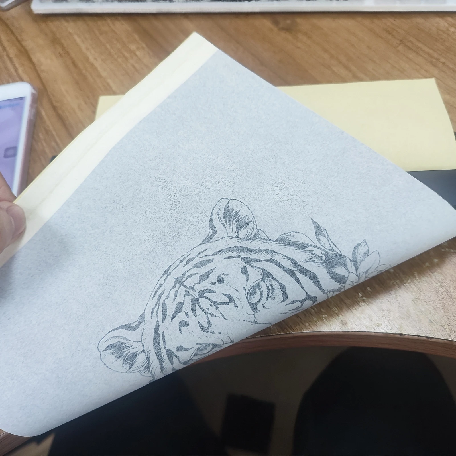 10/20/30/50 Pcs Tattoo Transfer Paper A4 Size Thermal Paper DIY Stencil Tracing Paper Copy Paper for Tattoo Copier Supplies