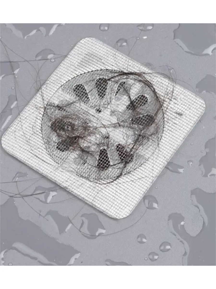 Bathroom Sink Drain Filter - PVC Woven Drainage Mesh Net Hair Catcher