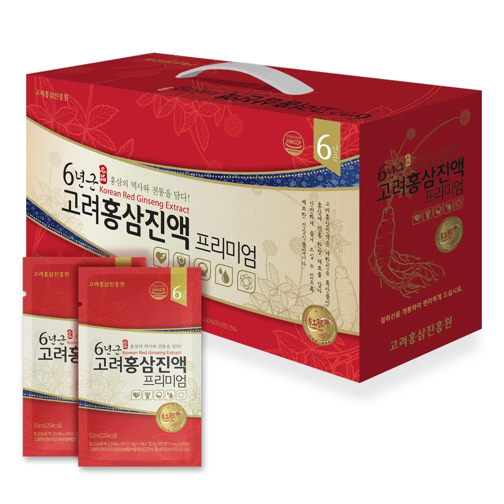 (3 1) Korea Hongsam Promotion Agency 6 years old Korea Red Samjin Premium 50ml 30