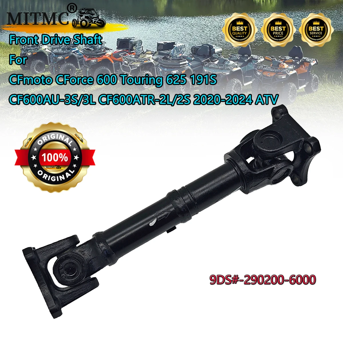 

Front Drive Shaft For CF CForce 600 Touring 625 191S CF600AU-3S/3L CF600ATR-2L/2S 2020-2024 ATV 9DS#-010100-6002