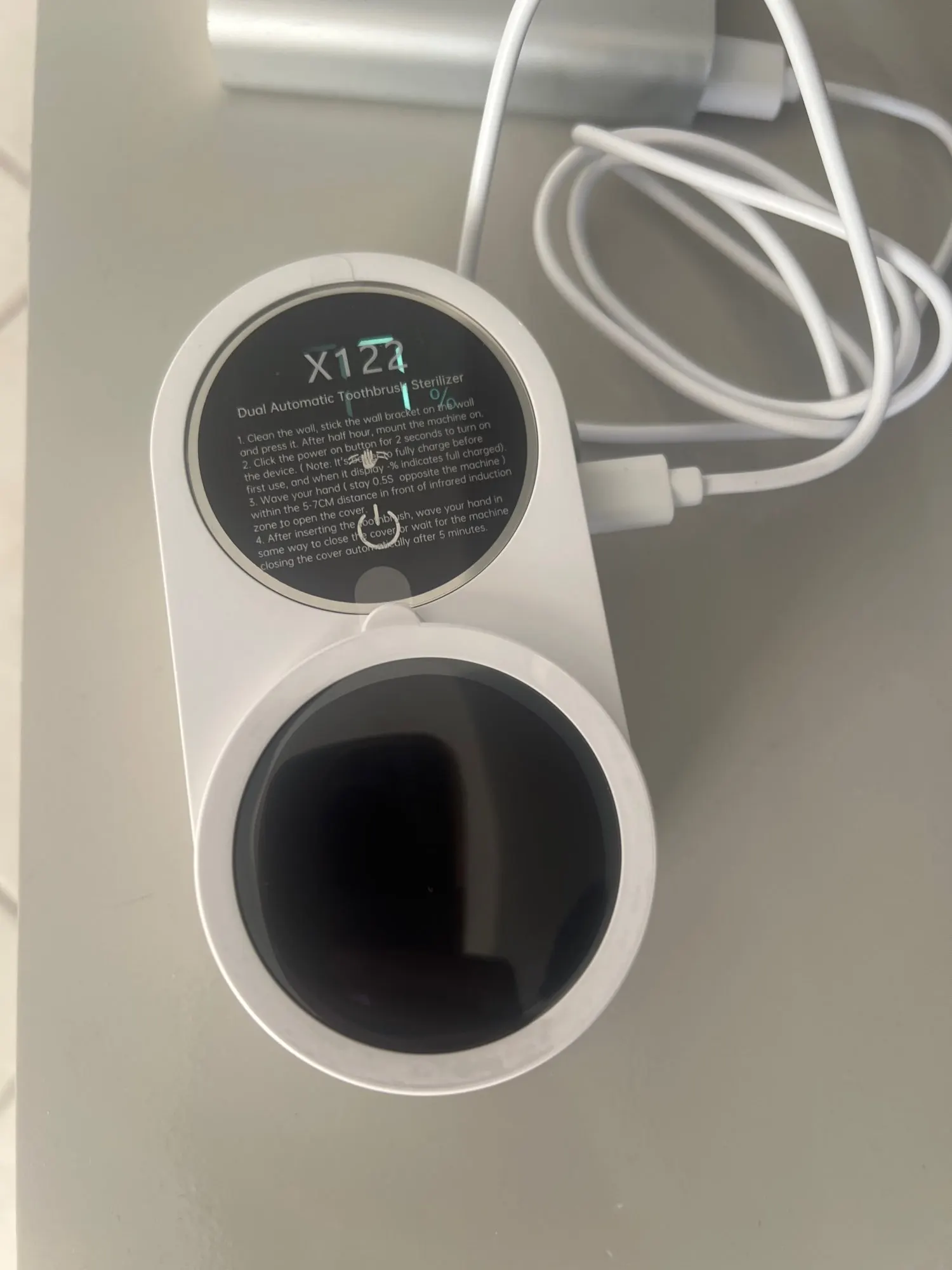 Portable UV Toothbrush Sterilizer Case photo review