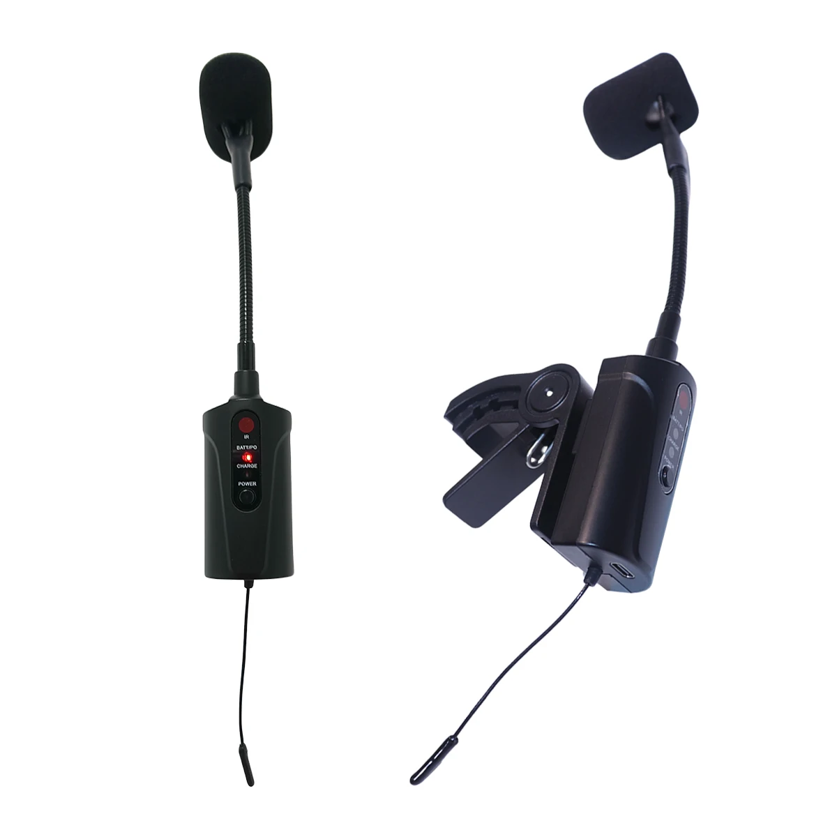 Acemic KT-5 Wireless Clarinet Microphone System, UHF Condenser for Clarinetist Playing Studio Recording Stage Live Performance