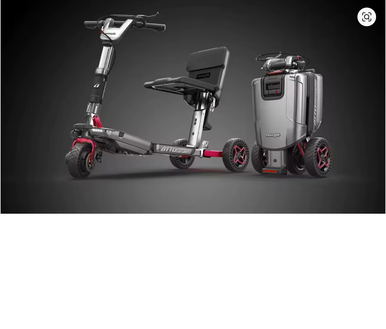 Swifts shipping on 2026 SPORT Mobility Scooter Folding Electric Mobility Scooter (New Sealed)