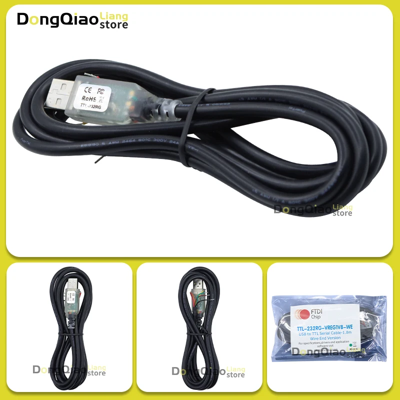 Fro FTDI Genuine TTL-232RG-VREG1V8-WE TTL-level UART signal 1.8V cable (in stock)