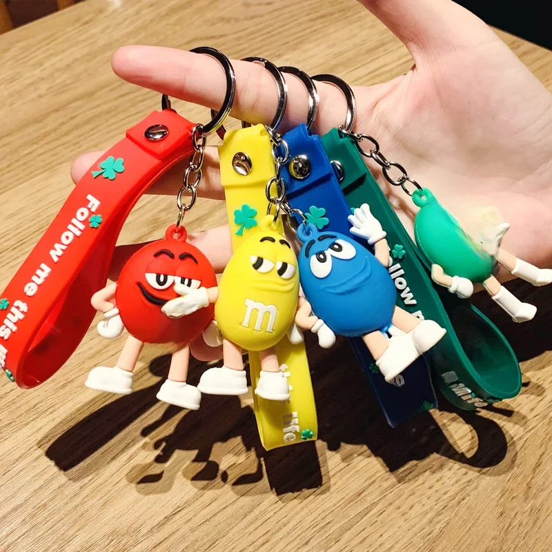 Porte-clés de Style chaud de célébrité du Web, mignon M Bean, dessin animé, cadeau d'anniversaire Surprise pour enfants, accessoires, vente en gros