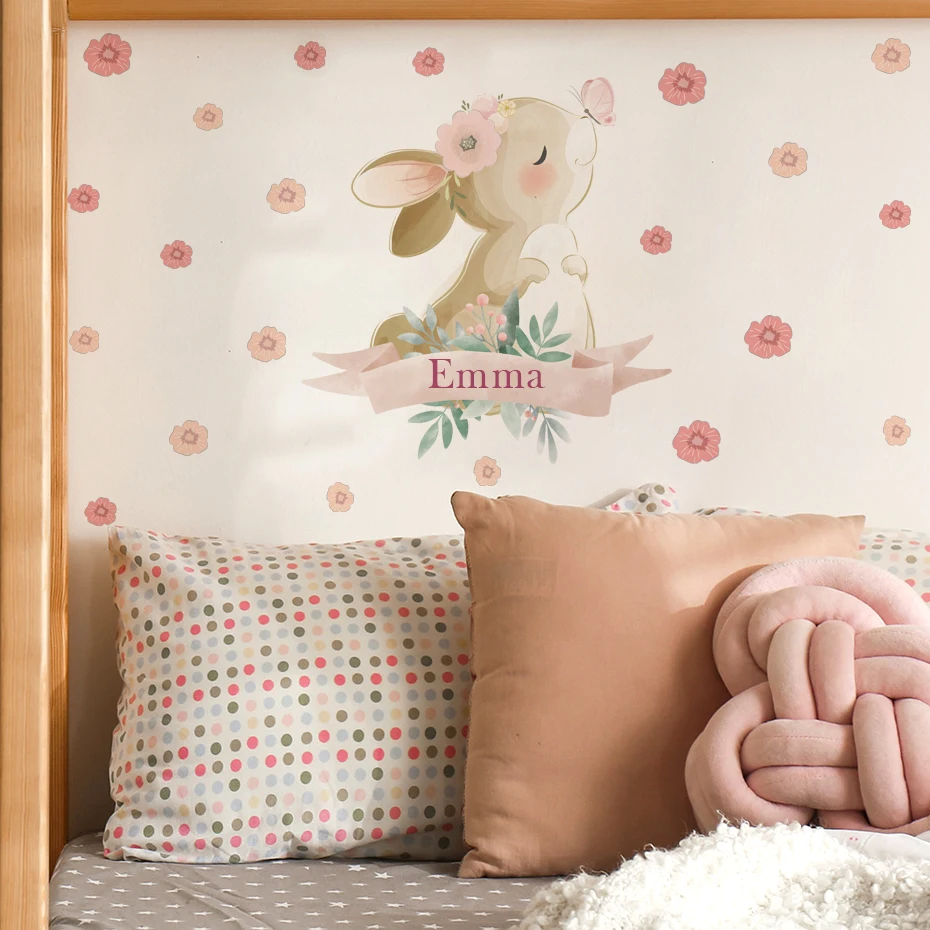 Custom Names Cute Pink Bunny P - огляд і ціна Baby Nursery Set Furniture