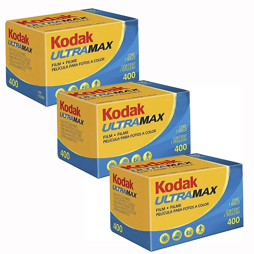 Kodak Color photographic film for analog cameras 35mm photo reel Gold 200 Ultramax 400