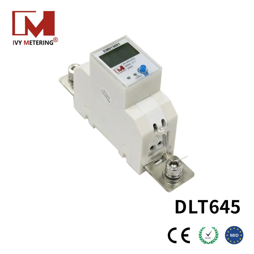 EM613001 EM613002 EM613005 EM619001 Renewable Energy Rs485 Modbus DC Energy Meter For Charging Pile