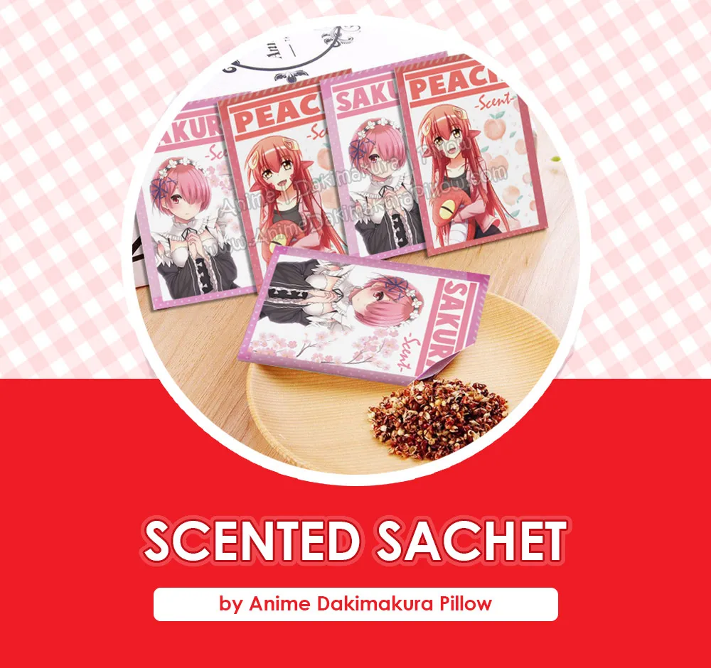 Hobby Express Anime Scented Sachet Fragrance Aroma Packet Wardrobe Air Freshener Sakura and Peach Scent ADP-018