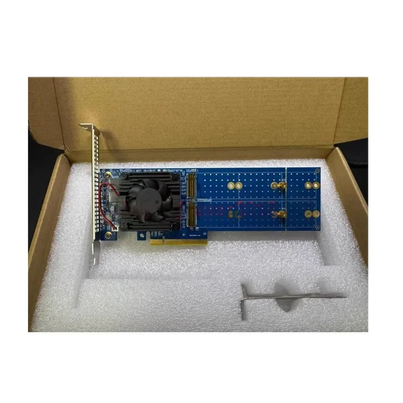 

M. 2 адаптера NVMe SSD PCIe x8 с PLX88024 PCI Express 4.0, 4 порта M.2