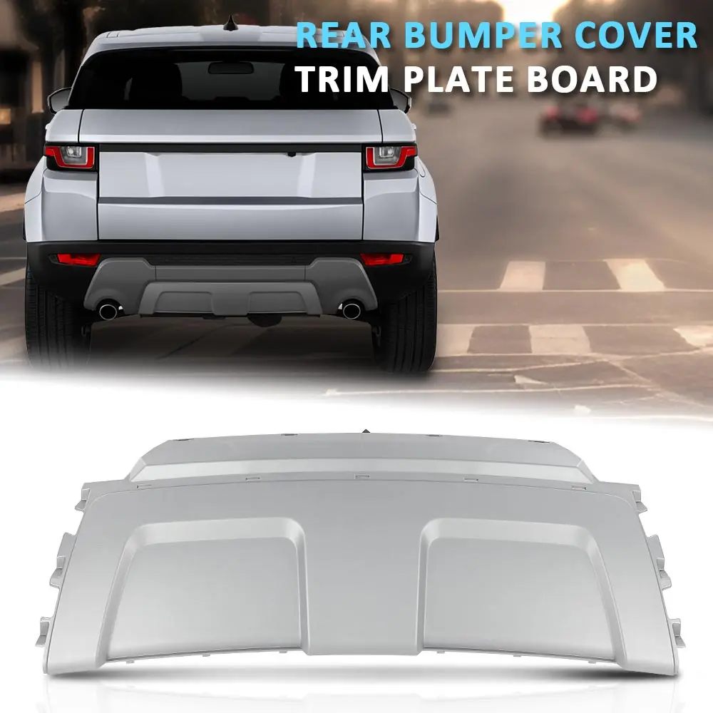 

Rear Bumper Cover Trim Plate Board Fit for 2012-2019 Land Rover Range Rover Evoque Abs Strong Durable Sturdy Car Exterior